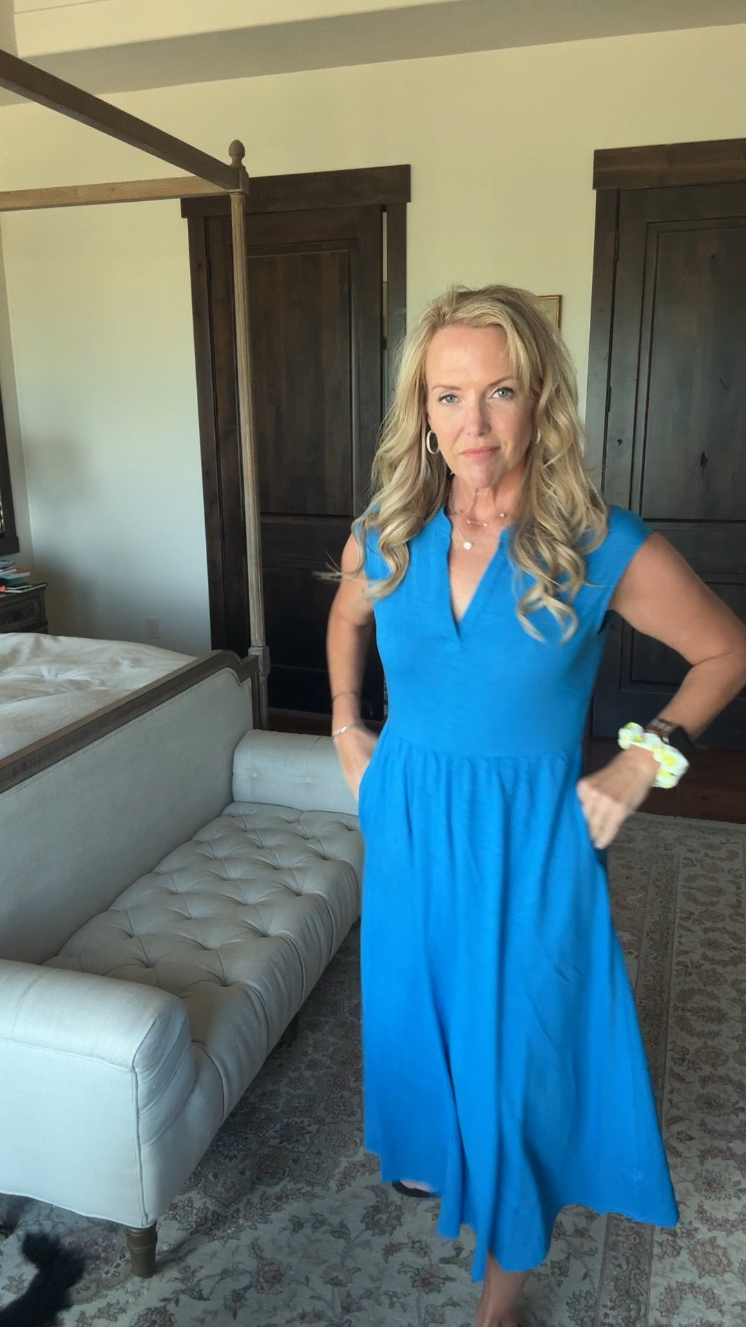 This dress is so soft and comfortable. Very easy to dress up or down. Either way it feels great 

#LTKVideo #LTKMidsize #LTKOver40