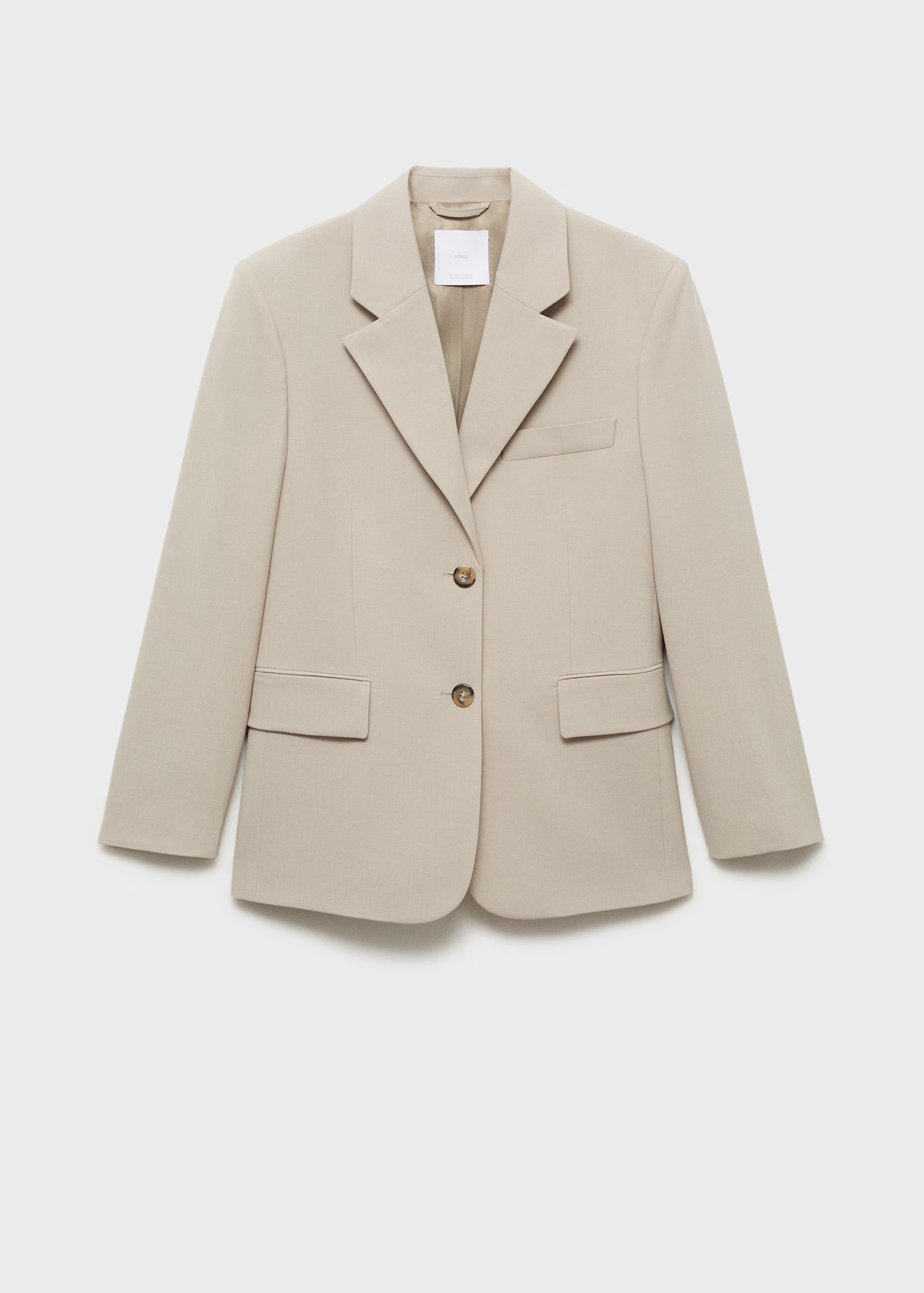 Structured straight-fit blazer - Women | MANGO USA | Mango (US/MX/AU)