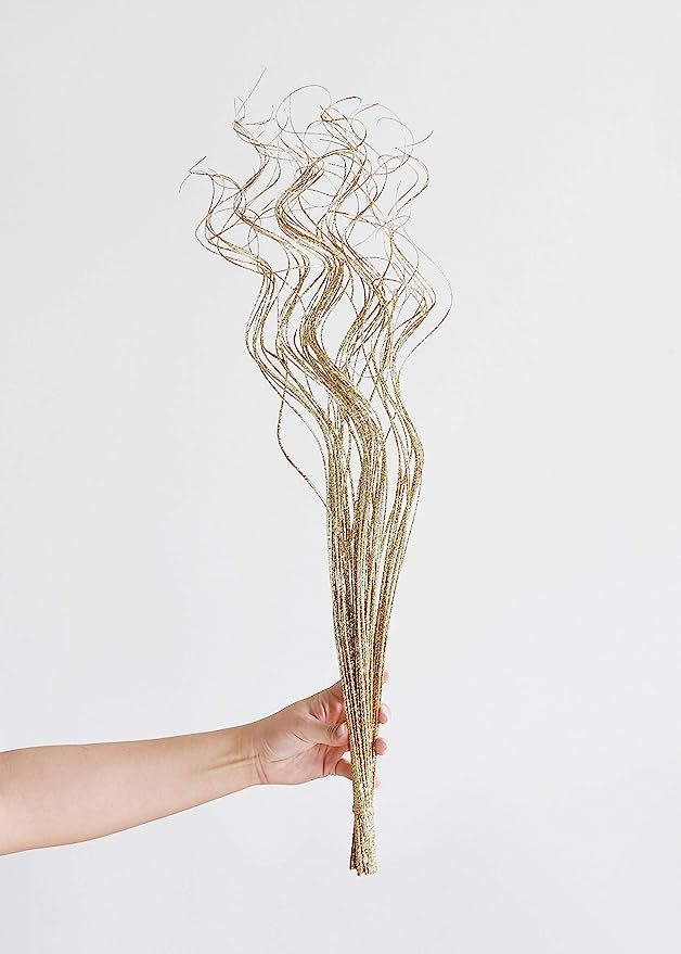 24-28" Gold Sparkle Curly Ting Ting Branch | Amazon (US)