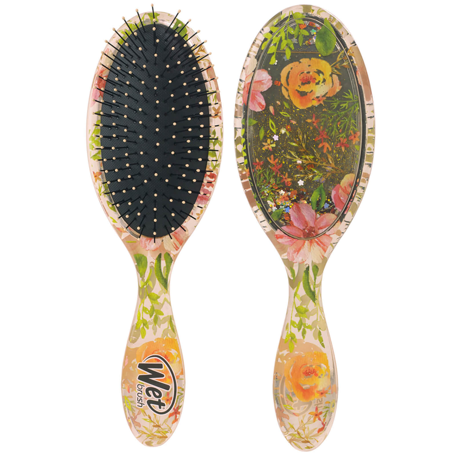 WetBrush Liquid Glitter Detangler Brush - Flickering Florals | Look Fantastic (UK)