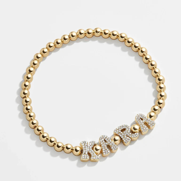 Pisa Custom Bracelet - Gold/Pavé | BaubleBar
