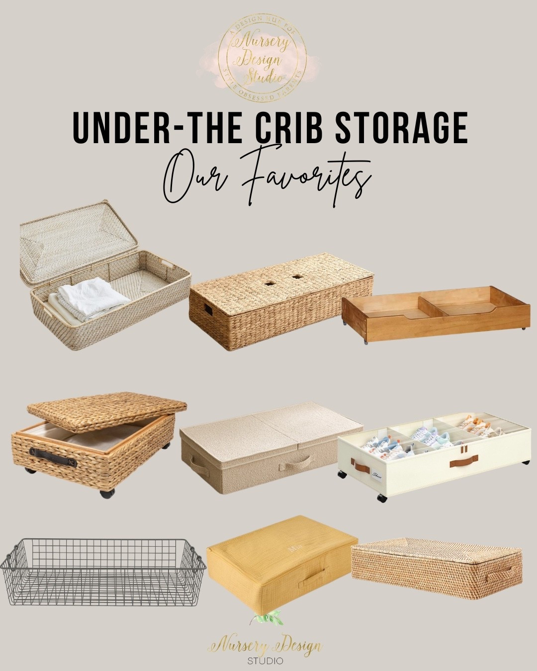 Running out of nursery storage? Don’t forget under the crib 
These are our favorite under-crib storage finds—perfect for diapers, extra sheets, clothes, and all the little things. Shop everything here.

#LTKBump #LTKHome #LTKBaby