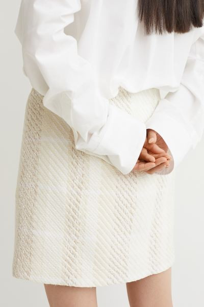 Textured-weave Skirt | H&M (US + CA)