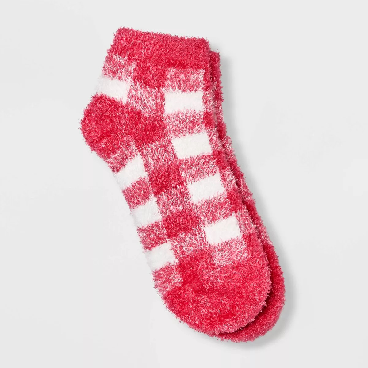 Women's Buffalo Plaid Cozy Low Cut Socks - A New Day™ 4-10 | Target