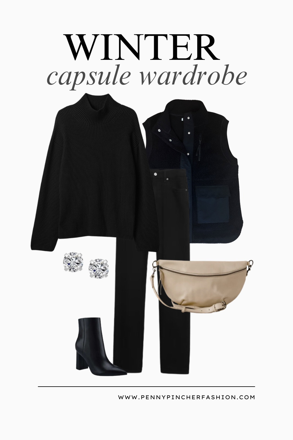 Monochrome winter capsule outfit option. More looks on my LTK

#LTKShoeCrush #LTKStyleTip #LTKSeasonal
