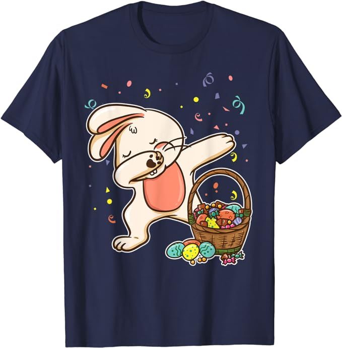 Easter Basket Stuffer Kid Shirt Dabbing Bunny Boys Girls | Amazon (US)