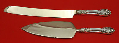 Rose by Wallace Sterling Silver Wedding Cake Set Server 2pc Custom Made HHWS | eBay | eBay US