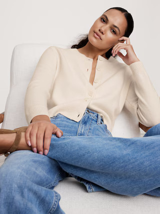 Relaxed Cashmere Cardigan | Banana Republic (US)