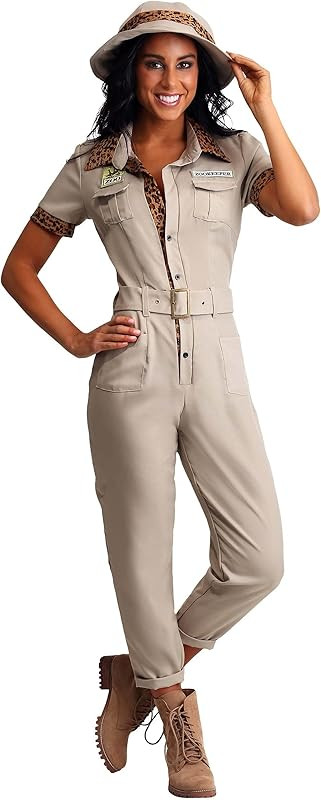 Womens Zookeeper Costume Zookeeper Outfit for Adult Women | Amazon (US)