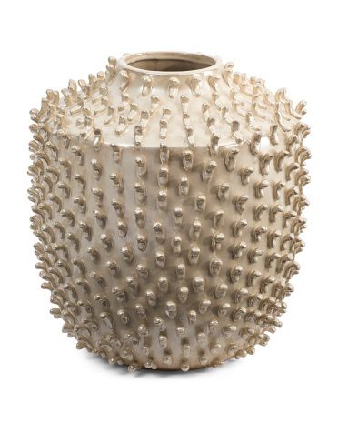 12in Textured Ceramic Vase | Marshalls