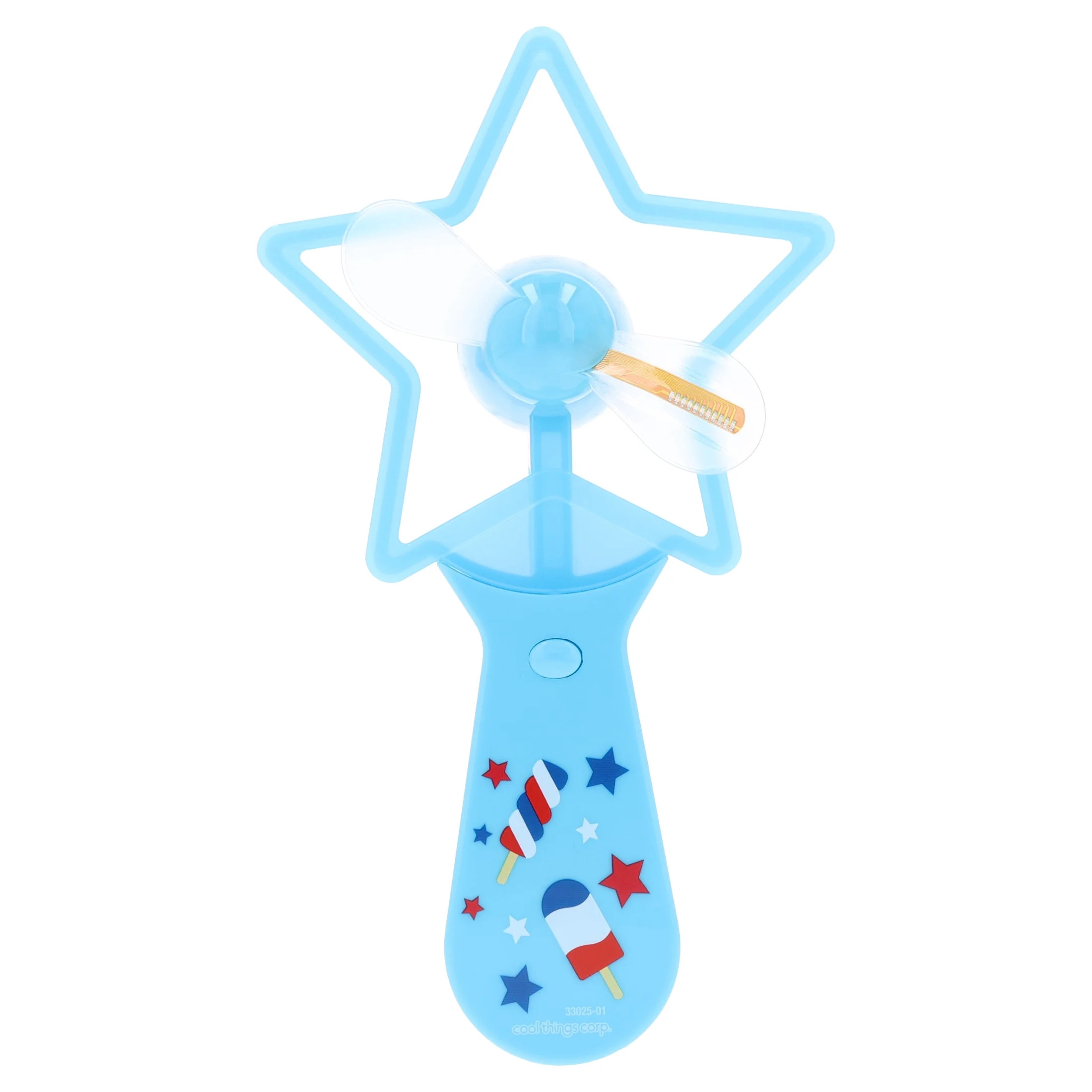 Blue Light up Message Fan Plastic Patriotic Holiday Way to Celebrate Novelty Toy for Children | Walmart (US)