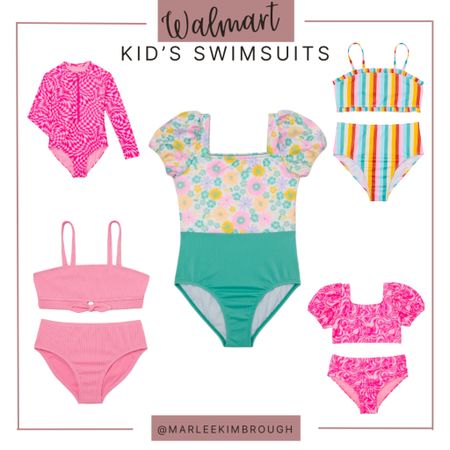 Walmart has the CUTEST little girl’s swimsuits and these are all UNDER $10 🙌🙌🙌 Hurry before they sell out 

#LTKkids #LTKfamily