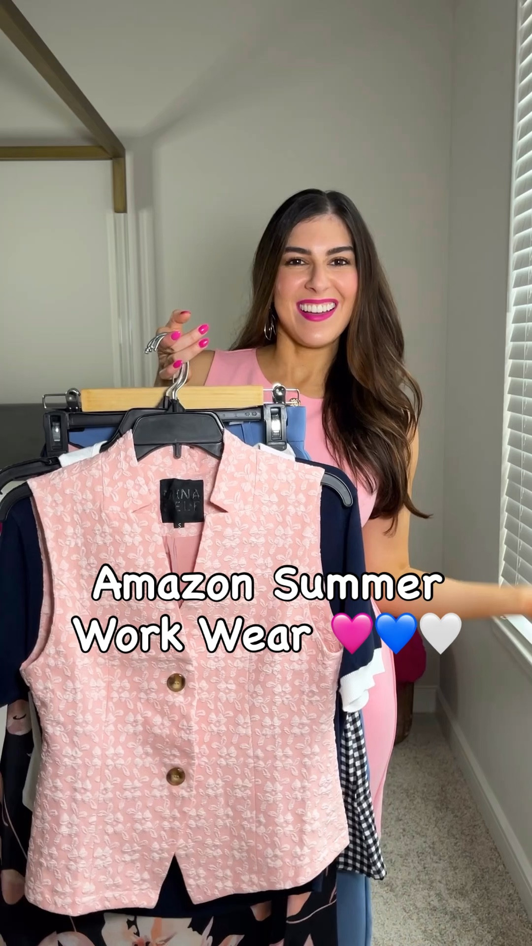 Amazon Wear to Work Outfits 🩷💙🤍 Summer Work Wear and Office Outfits for the season. All pieces come in other colors. Blue dress pants size up one size!!!


#LTKWorkwear #LTKSeasonal #LTKootd