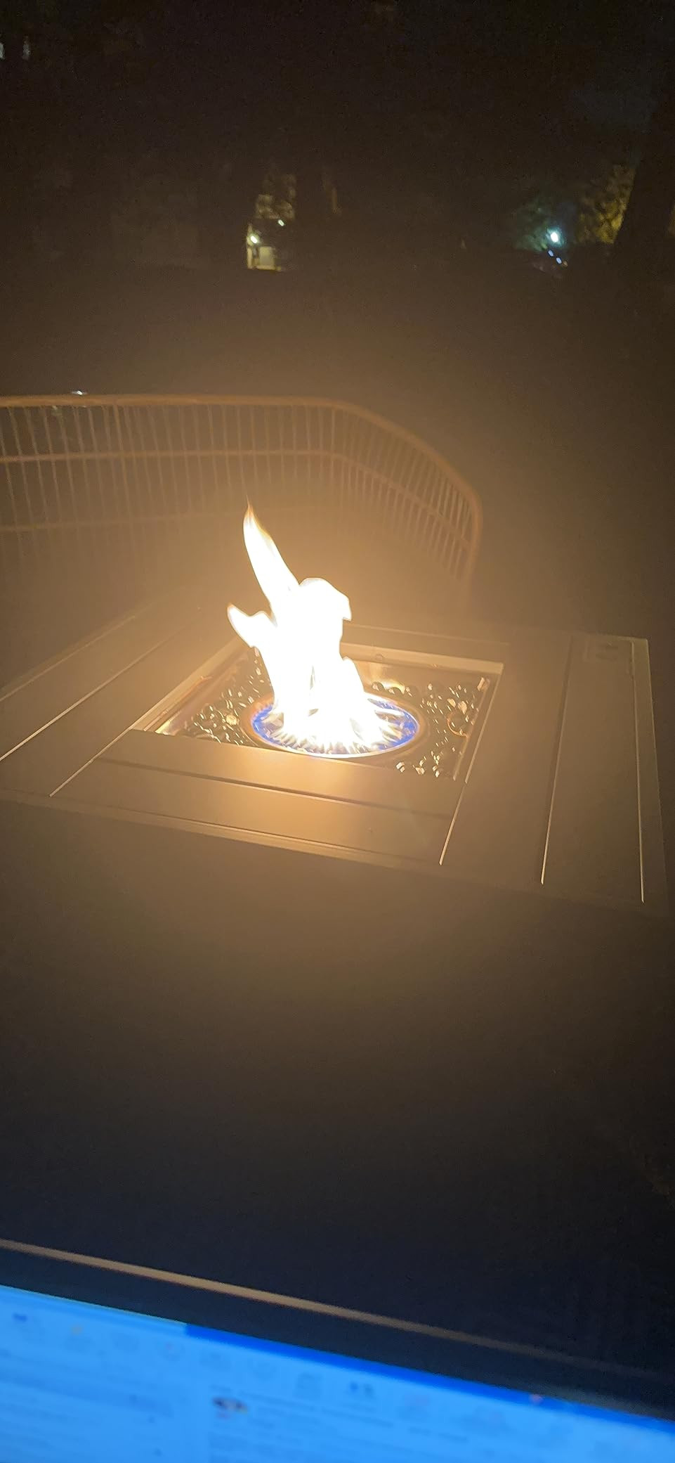 Amazon.com: Best Choice Products 28in Gas Fire Pit Table, 50,000 BTU Outdoor Wicker Patio Propane... | Amazon (US)