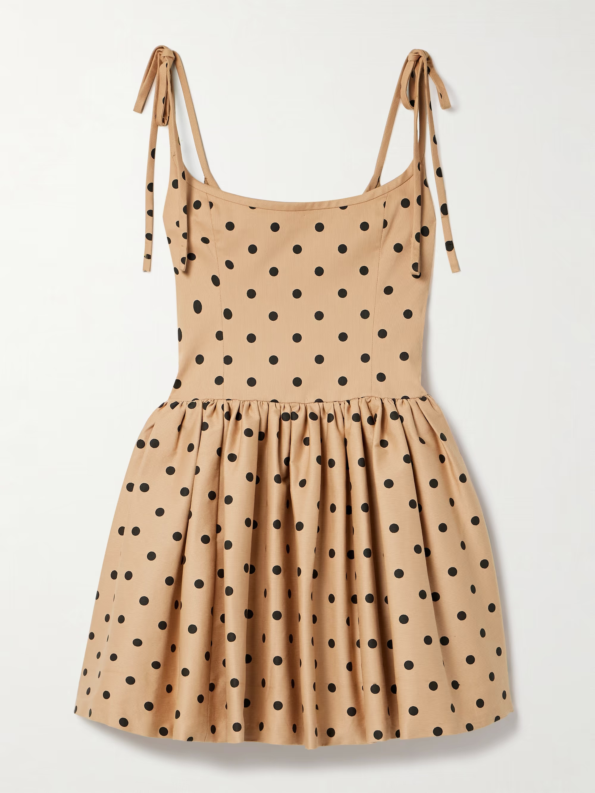 CAROLINA HERRERAPolka-dot faille mini dress | NET-A-PORTER APAC