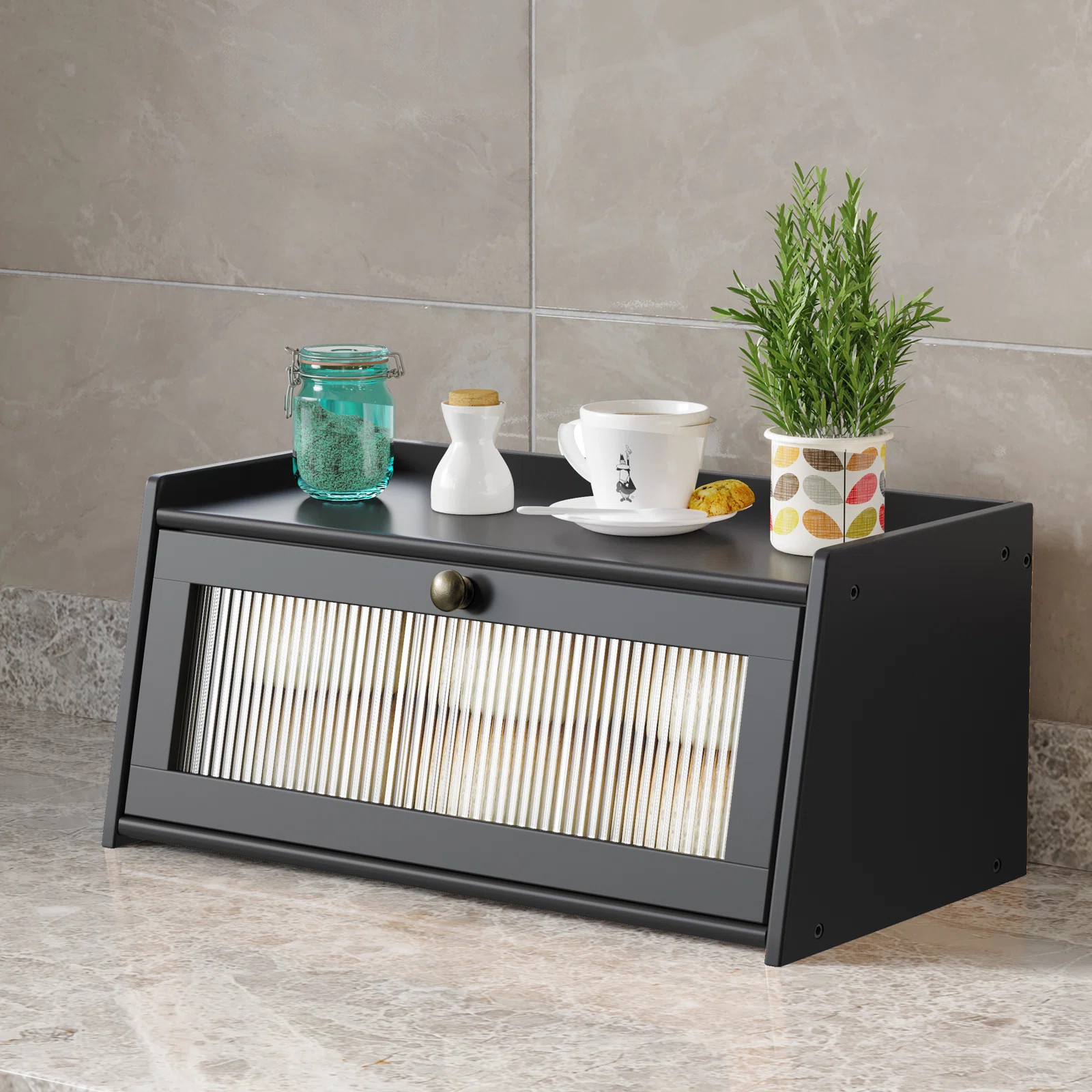 Bamboo Food Storage Container Bread Box For Kitchen Counter | Wayfair North America