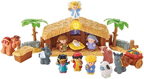 Fisher-Price Little People Christmas Story Brown, Blue, Green, 12 months | Amazon (US)