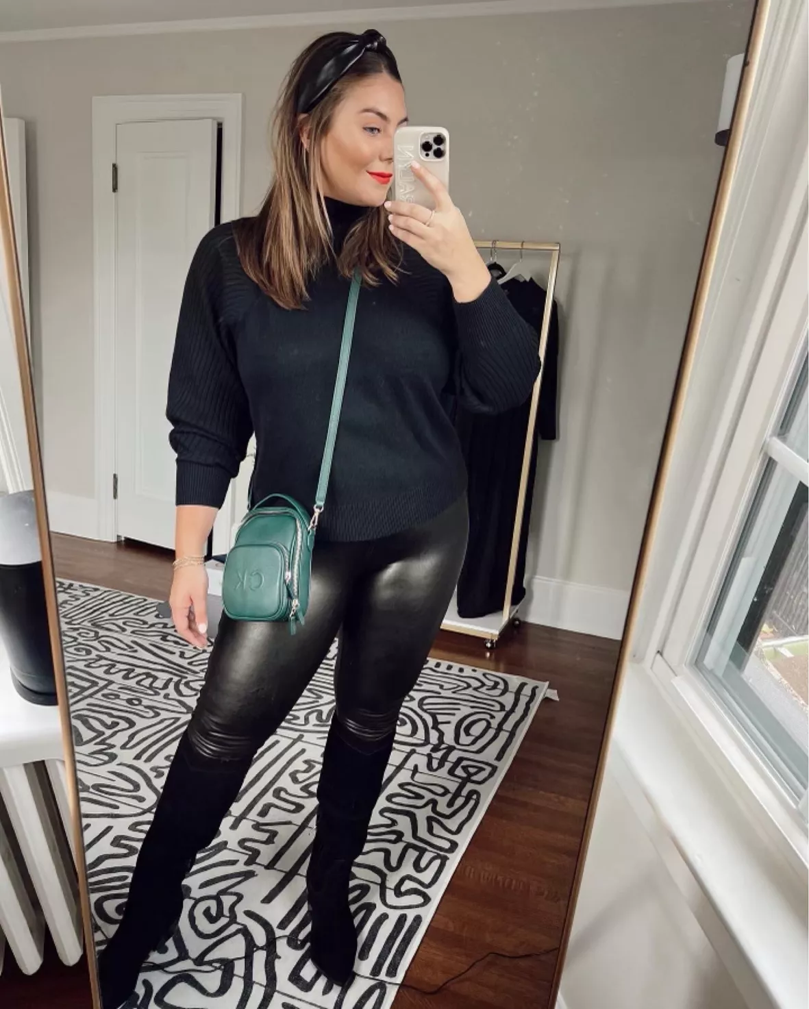 5 Ways to Style Spanx Faux Leather Leggings — Crazy Blonde Life