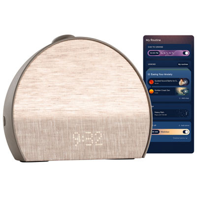 Machine À Sons Intelligente Et Réveille-Matin Avec Lever De Soleil Restore 3 De Hatch - Cacao | Best Buy Canada