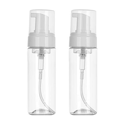 Beoncall Foaming Dispenser 7oz Transparent Empty Spray Bottle 2Pcs Plastic Foam Pump Travel Soap Portable Foam Bottle (200ml) | Amazon (US)