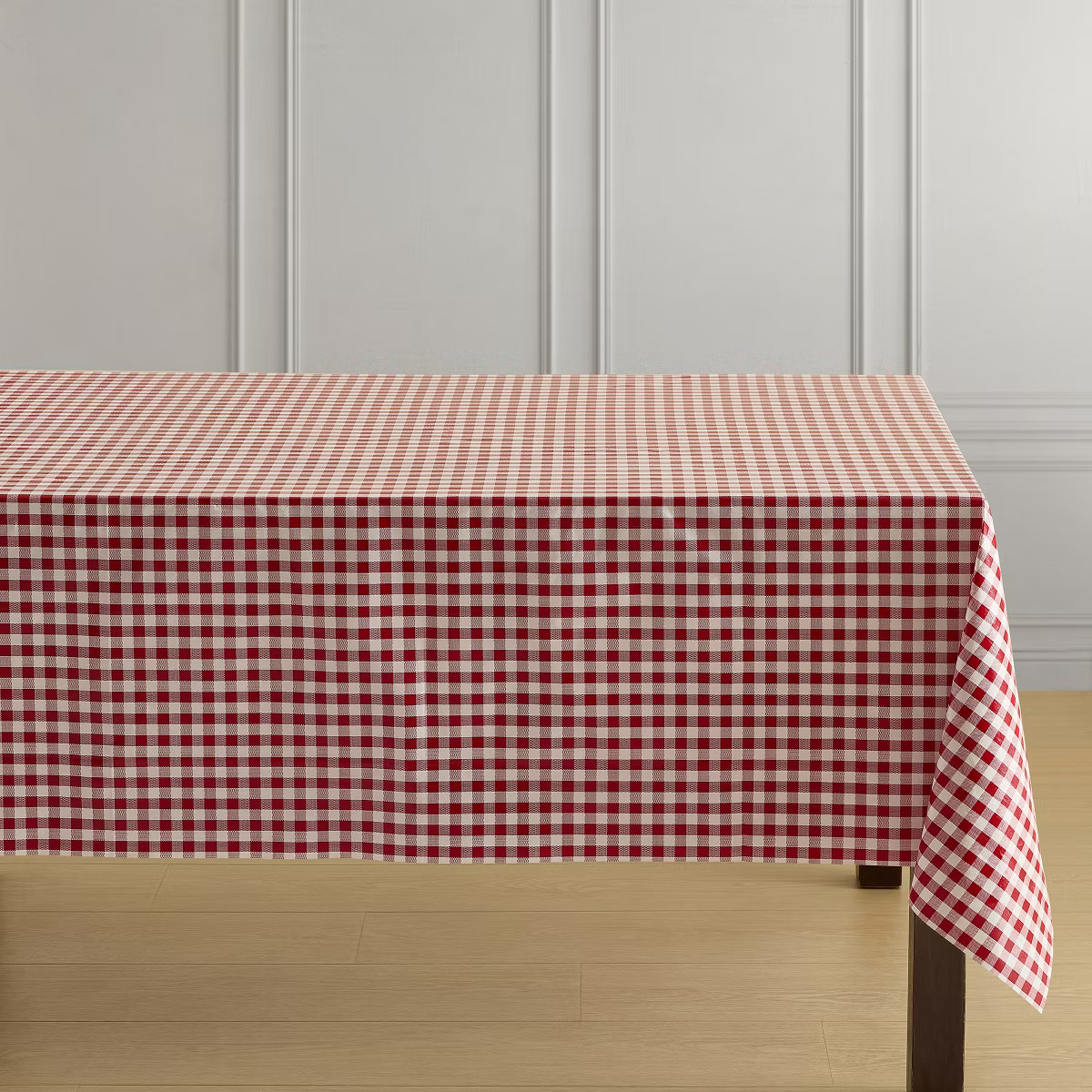 Gingham Check 3-Yard Cut-to-fit Vinyl Tablecloth/Table Protector - Elrene Home Fashions | Target