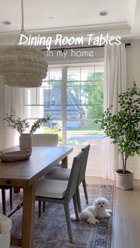 Dining room tables in my home! Love these both so much, I got the same finish Seadrift for both the long dining table and round dining table! Both are extendable! 

(9/27)

#LTKstyletip #LTKhome