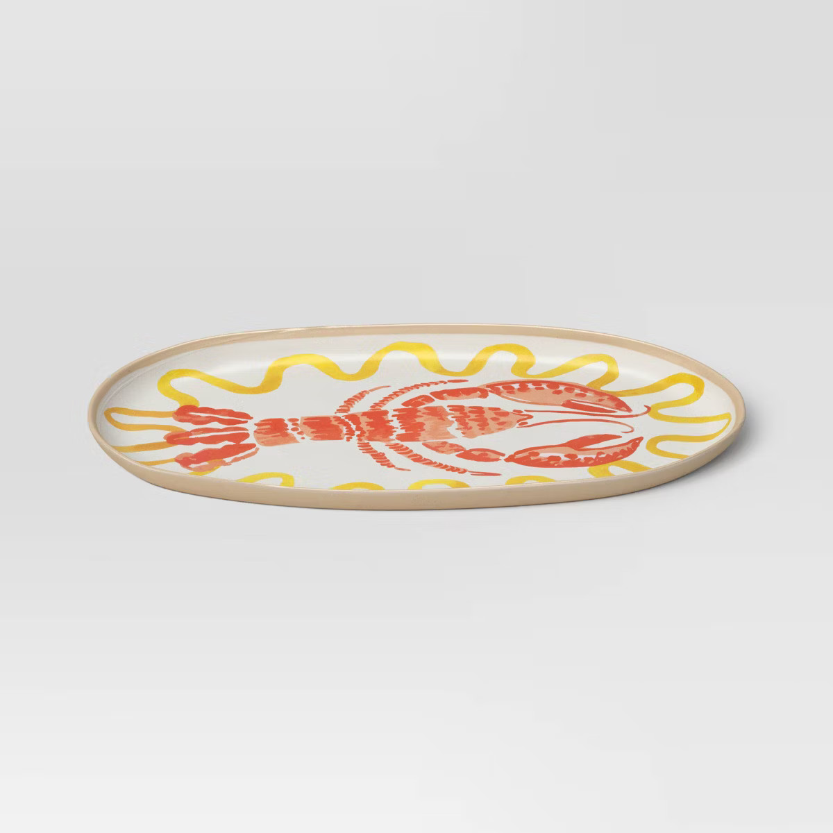 16" Oval Lobster Serving Platter Orange - Threshold™ | Target