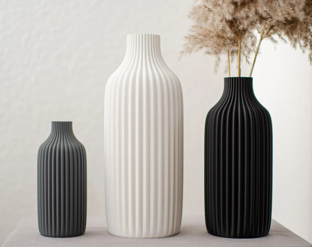 Decorative Vase / 3D Print tolv / up to 60 Cm / Vase / - Etsy.de | Etsy (DACH)