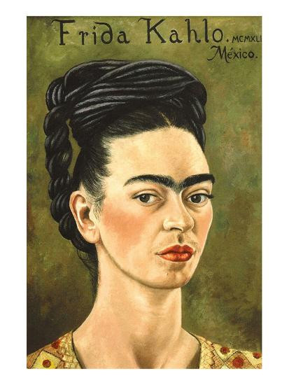 Portrait with Gold Dress | Art.com