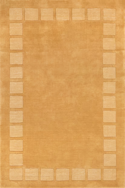 Golden Butter Petra High-Low Wool-Blend 5' x 8' Area Rug | Rugs USA