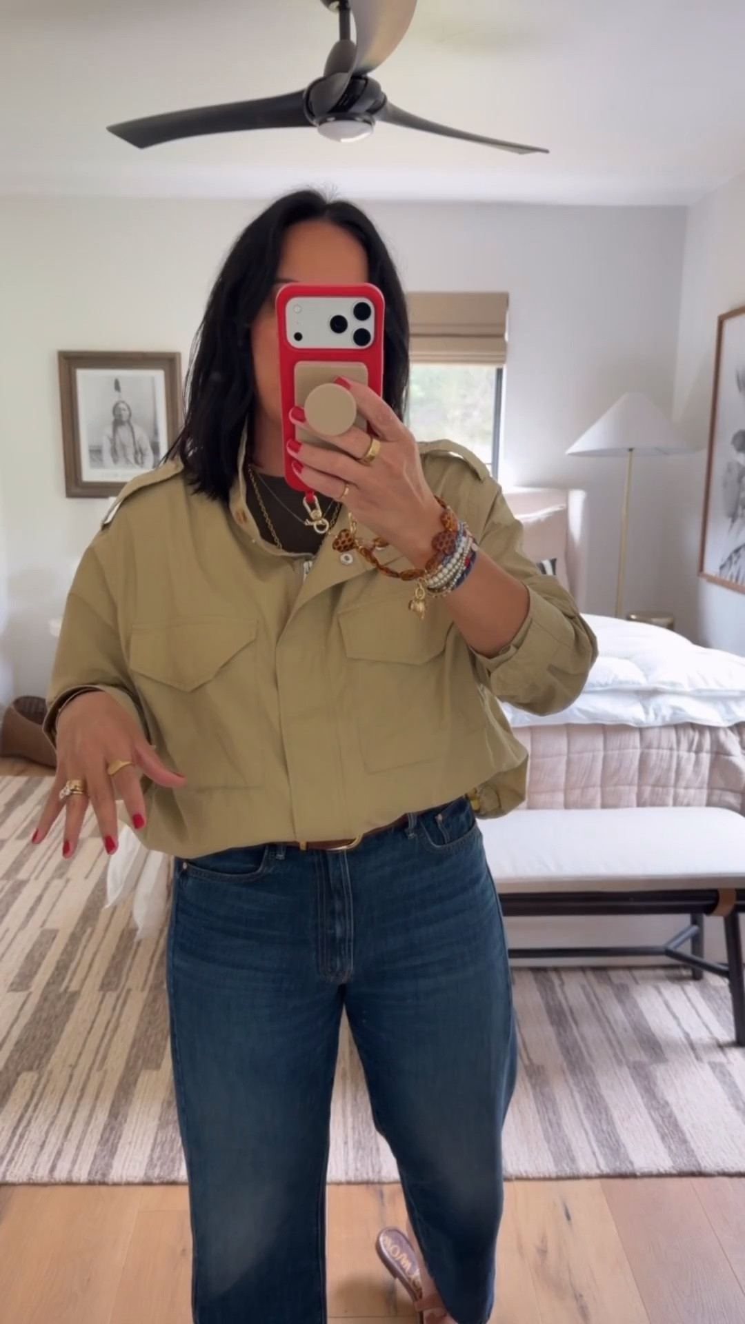 T-shirt size medium (a large would have been a cute fit also), jacket size medium (it’s oversized), jeans size 30 (I’m a curvy size 8), shoes fit tts (I wear a 9.5/10 and did a 10 in them).

#LTKSaleAlert #LTKMidsize #LTKTravel
