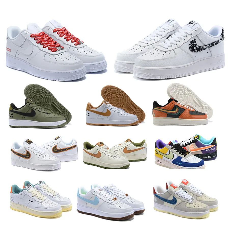 NIKE Air Force 1 Dupe AAAAA Mens Women Casual Shoes Slippers OG Sneakers Classic Triple White Low... | DHGate