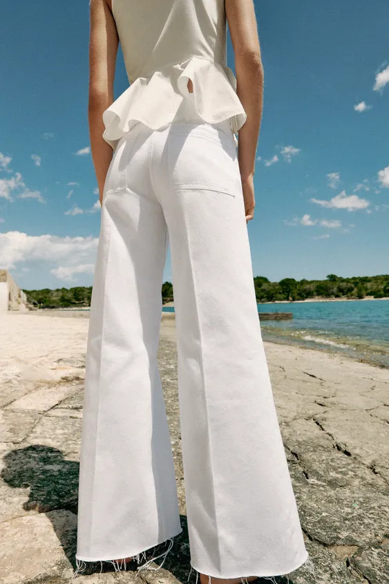 Z1975 MID-RISE STRAIGHT LEG JEANS | Zara US