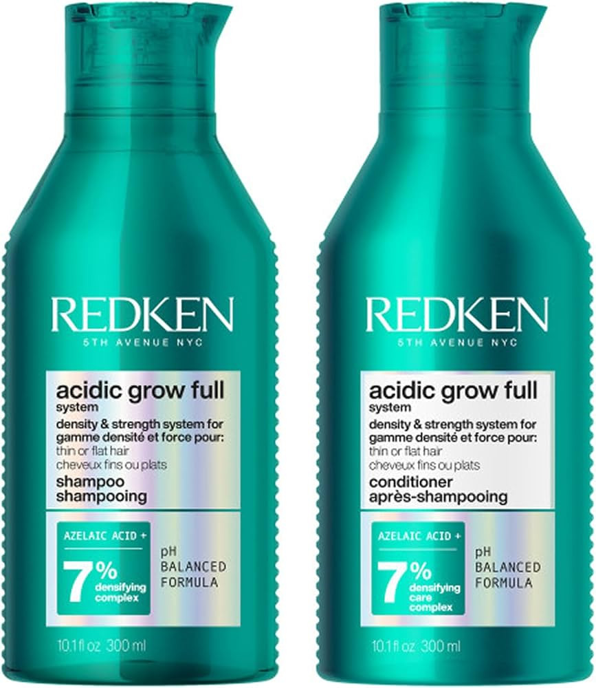 Redken Acidic Grow Full System Densifying Shampoo & Conditioner Hair Set - For Fuller, Thicker-Lo... | Amazon (US)