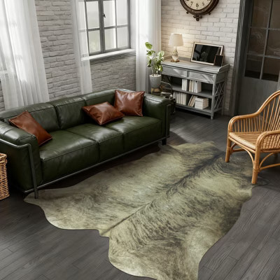 LOVEVOOK Faux Cowhide Rug Western Rugs for Living Room Bedroom, Imitation Animal Skin Carpets for Cowboy Cowgirl Home Decor 61x74.8 Inch | Target