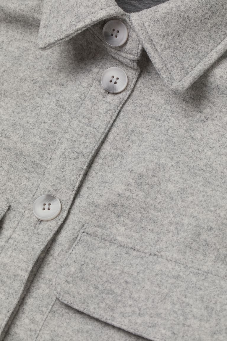 Sleeveless Shirt Jacket | H&M (US)