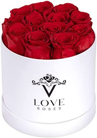 VLove® Forever Preserved Roses in a Box | Real Roses That Last Over A Year | Gift Ready Long Las... | Amazon (US)