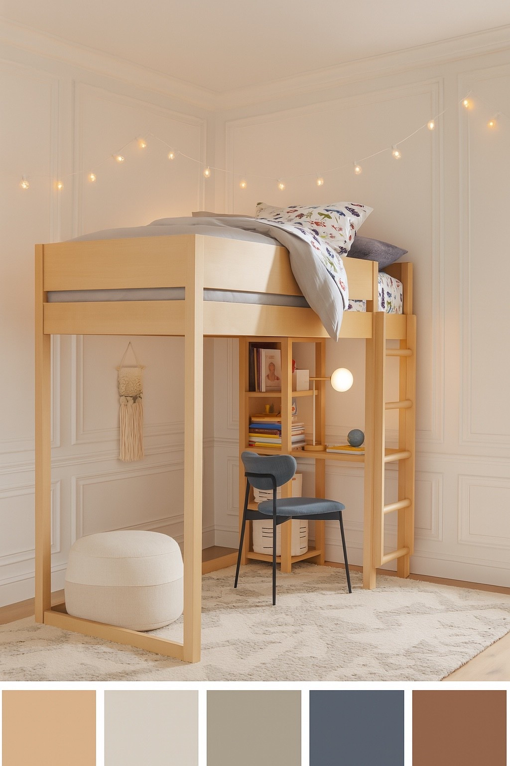 ✨ Why you’ll love it ✨

This cozy kids’ loft bed blends Danish-inspired design with practical function! Crafted with durable, child-safe finishes, it brightens any room while maximizing space. The lofted layout creates the perfect spot for study or play underneath, ideal for small bedrooms or shared spaces.

Save this for your next room refresh!

kids loft bed, space-saving furniture, Scandinavian design, modern kids room, small space solutions, cozy study nook, minimalist kids furniture, child-safe finishes, durable kids bed, neutral kids room decor



#LTKKids #LTKStyleTip #LTKFamily