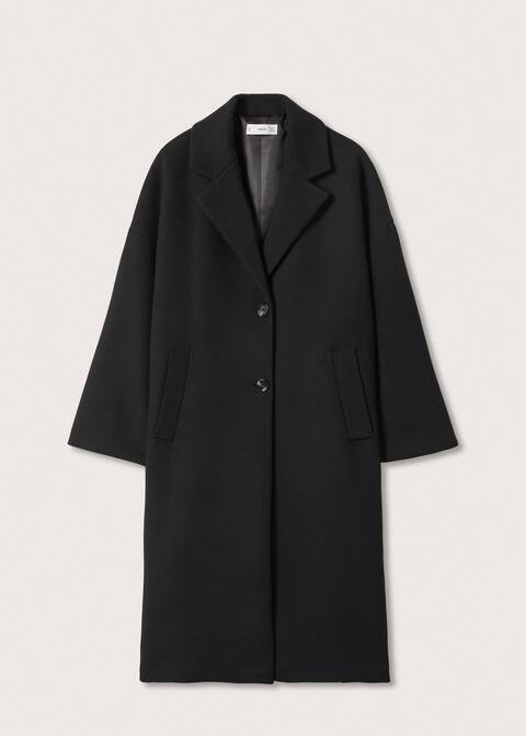Oversize wool coat | MANGO (US)