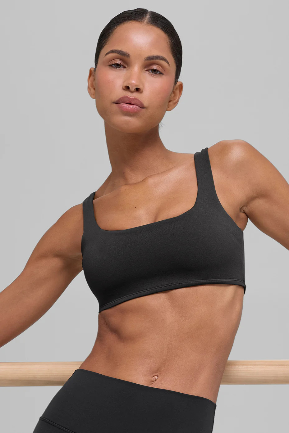 ALO Softsculpt Precision Bra in Black, Size: Large | Alo Yoga (US)