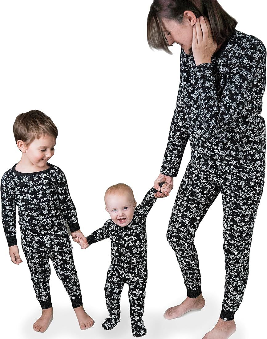 HonestBaby Organic Cotton Holiday Family Jammies Pajamas | Amazon (US)
