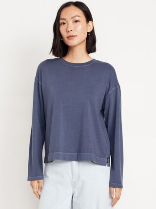Vintage Long-Sleeve T-Shirt | Old Navy (US)