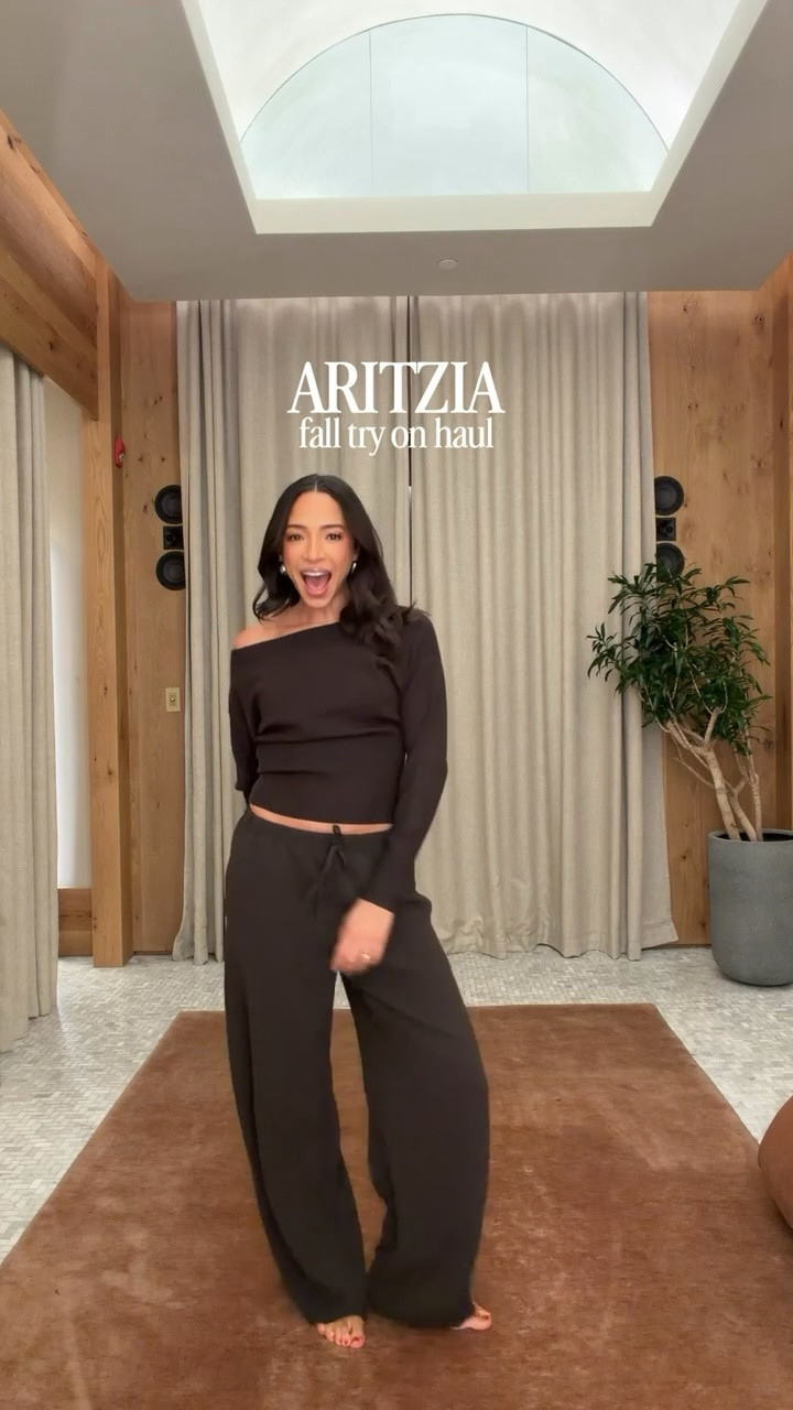 Aritzia fall try on haul 🍂 I can’t get over how cute these pieces are fall! They all need a spot in my closet 😍 fall outfit, fall fashion, fall style, Aritzia denim, Aritzia outfits, workwear, office outfits, business casual workwear