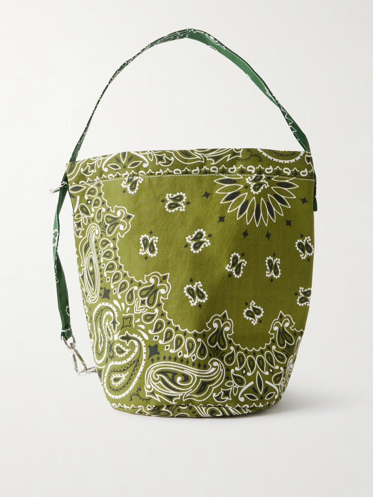 CALL IT BY YOUR NAME - Sac Seau Printed Cotton Tote - Green | NET-A-PORTER (US)