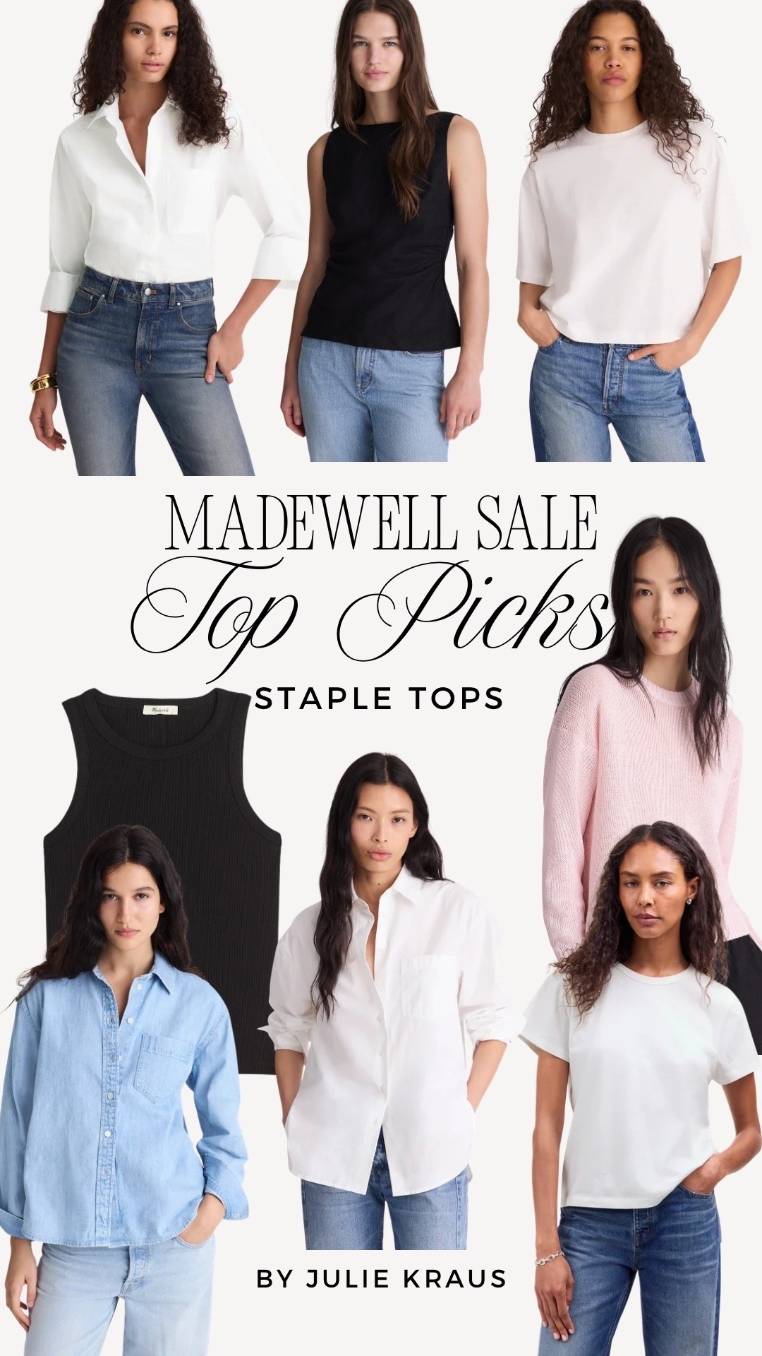Madewell sale picks — staple tanks, tees, and blouses! Use code LTK20 at checkout!

#LTKxMadewell