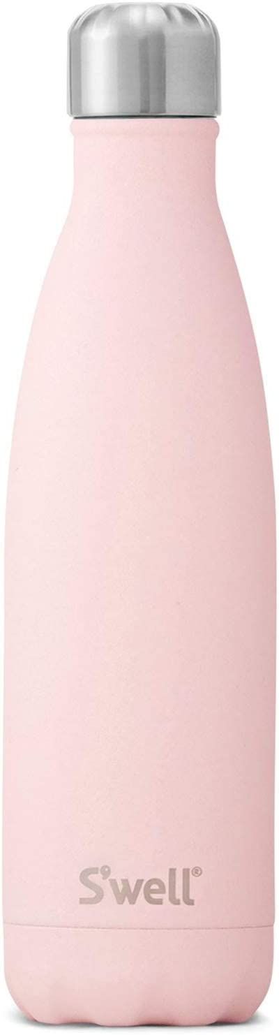 S'well Stainless Steel Water Bottle-17 Pink Topaz-Triple-Layered Vacuum-Insulated Containers Keep... | Amazon (US)