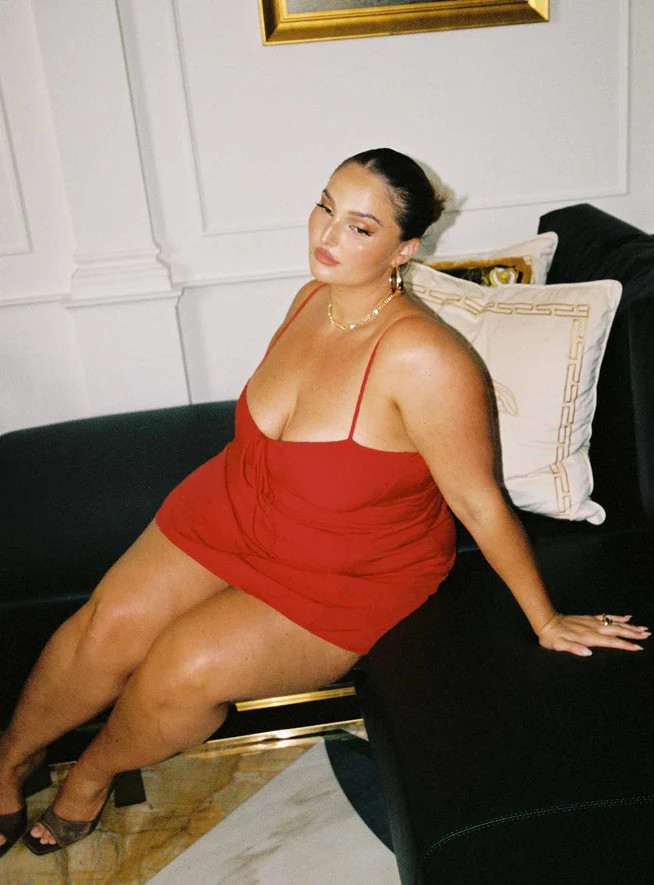 Dare Devil Mini Dress Red Curve | Princess Polly US