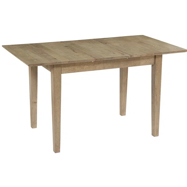 Jayce 54" Butterfly Leaf Rubberwood Solid Wood Dining Table | Wayfair Professional