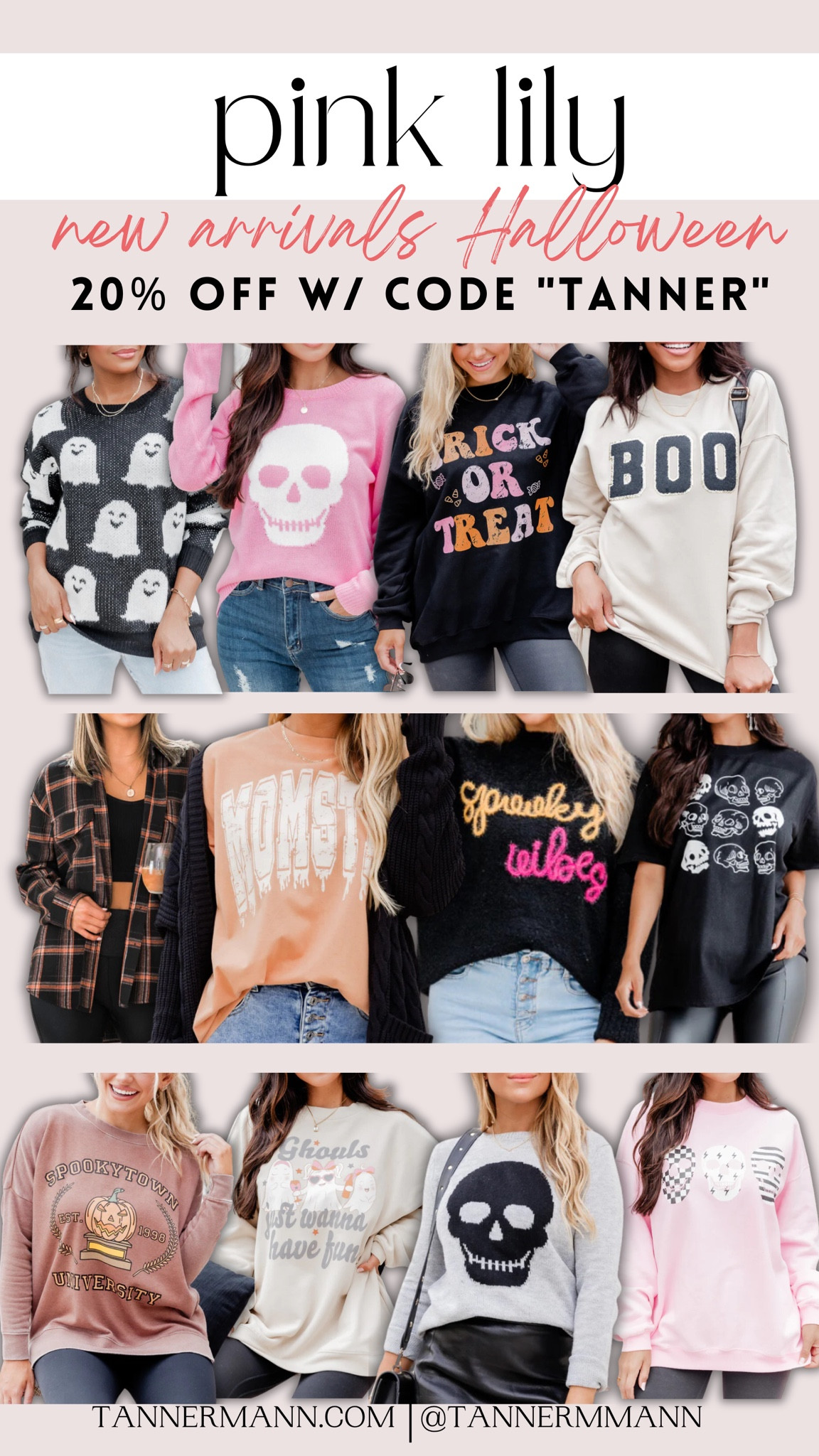 Pink Lily Just Released Halloween & Fall. Use Code “TANNER” for 20% Off #falloutfit #graphictee

#LTKFind #LTKSeasonal #LTKstyletip
