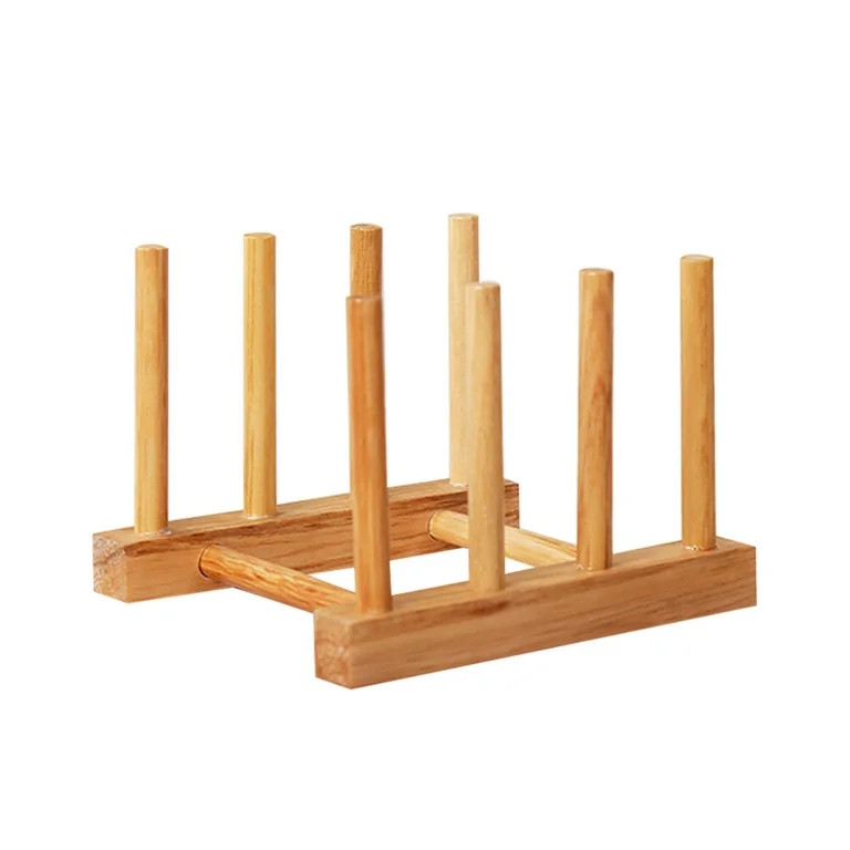 WORGEOUS Solid Wood Drain Rack Dish Rack Shelf Bamboo Dish Rack Dishes Drainboard Drying Drainer ... | Walmart (US)
